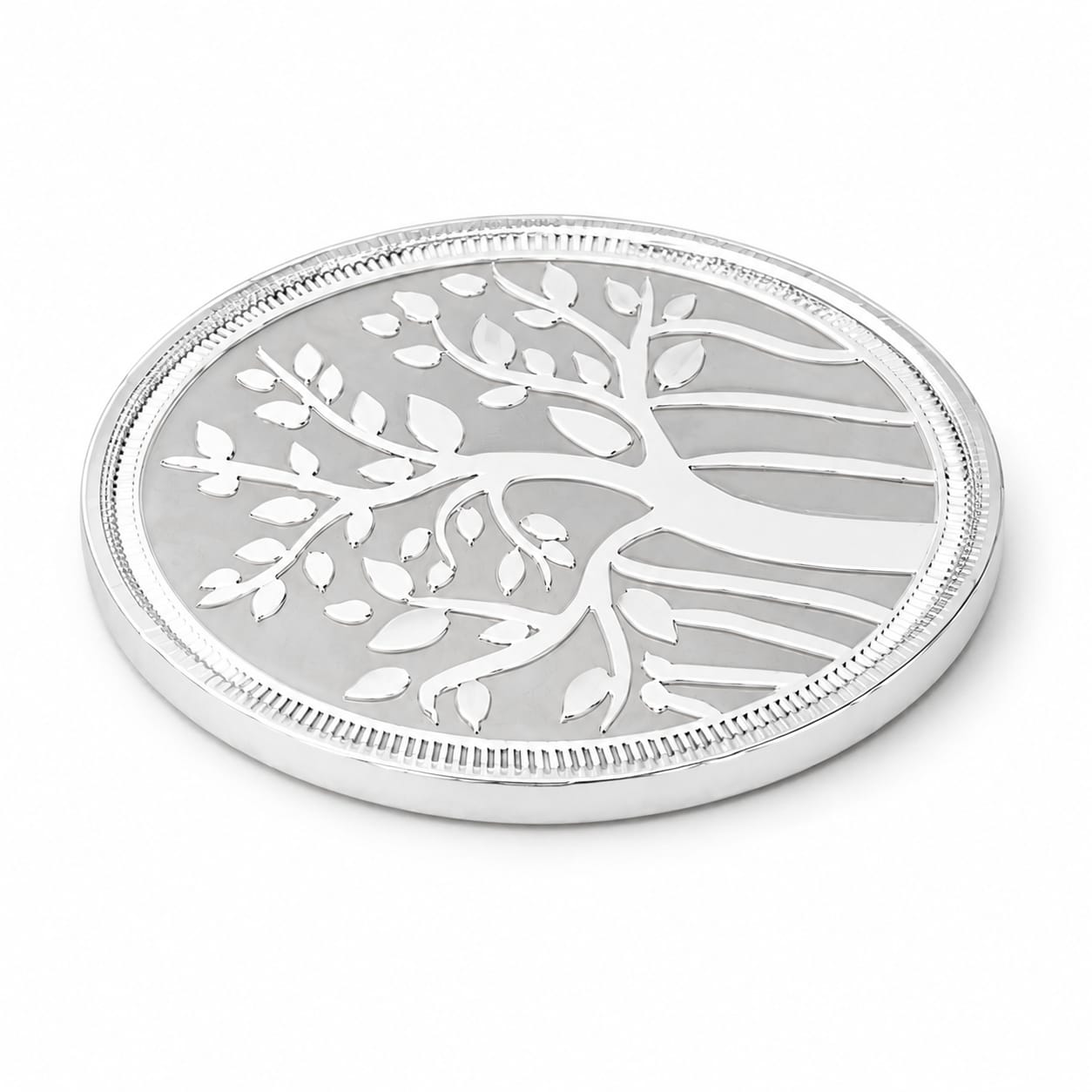 10g Fine Silver Coin 999 Purity – Floral Design Collectible Investment Coin