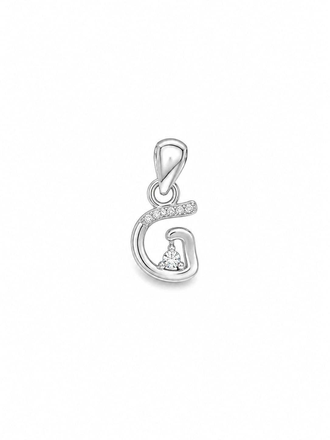 Elegant Silver Heart Sparkle Pendant