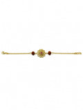 Golden Lotus Rudraksha Bracelet