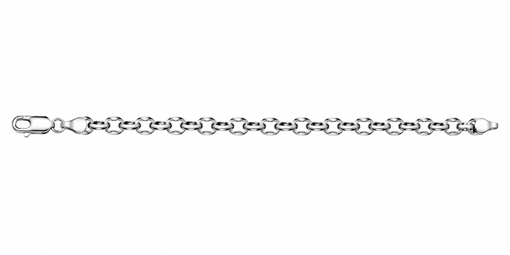 Kritharth Jewels Premium Silver Link Bracelet – Unisex