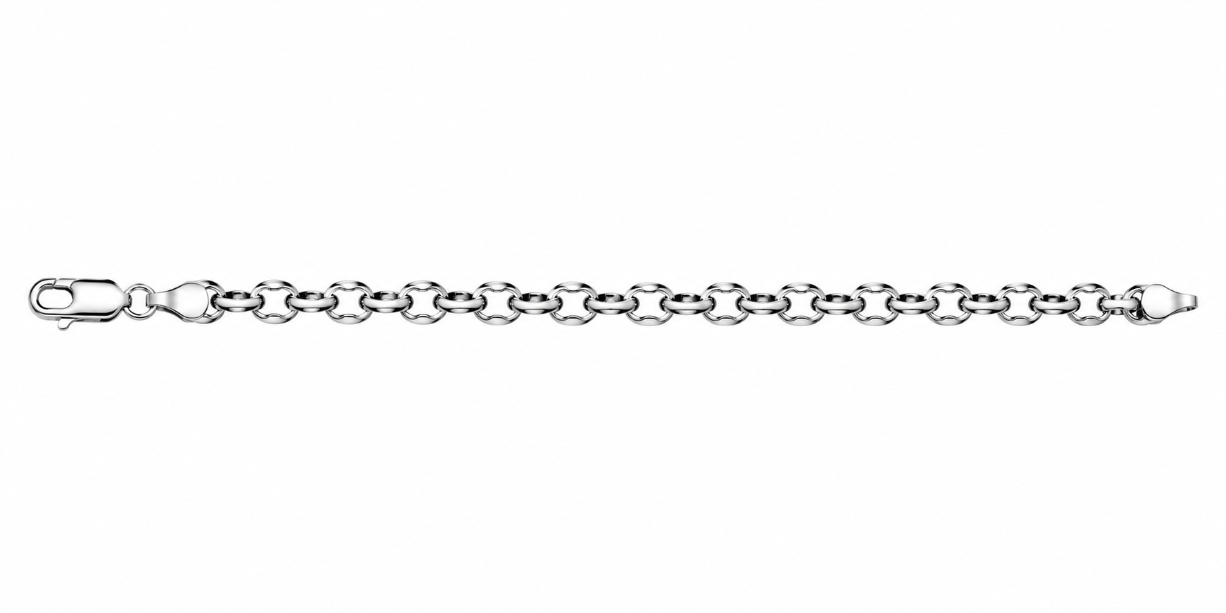 Kritharth Jewels Premium Silver Link Bracelet – Unisex