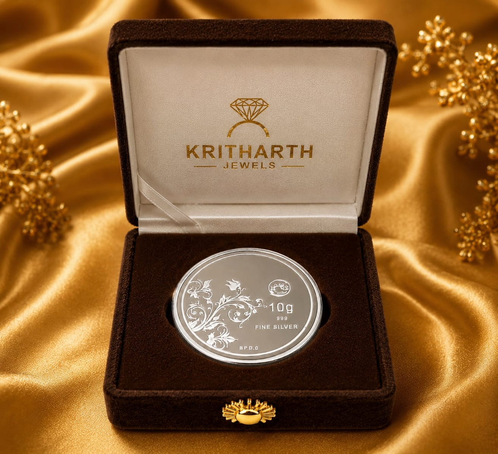 10g Fine Silver Coin 999 Purity – Floral Design Collectible Investment Coin