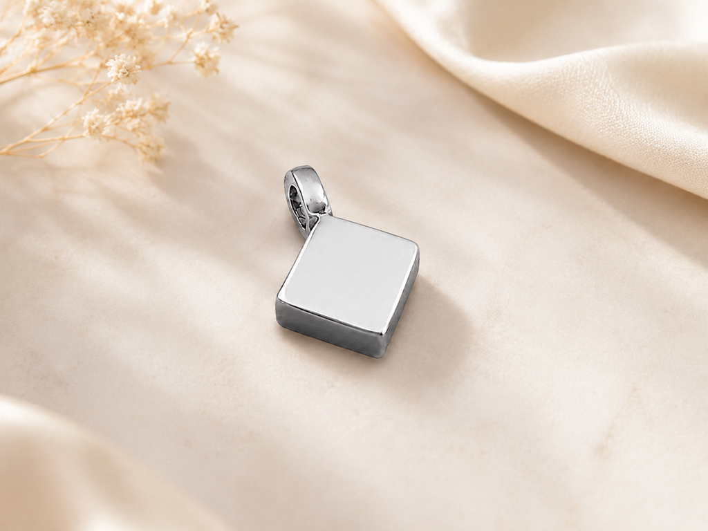 Personalized Square Bar Pendant