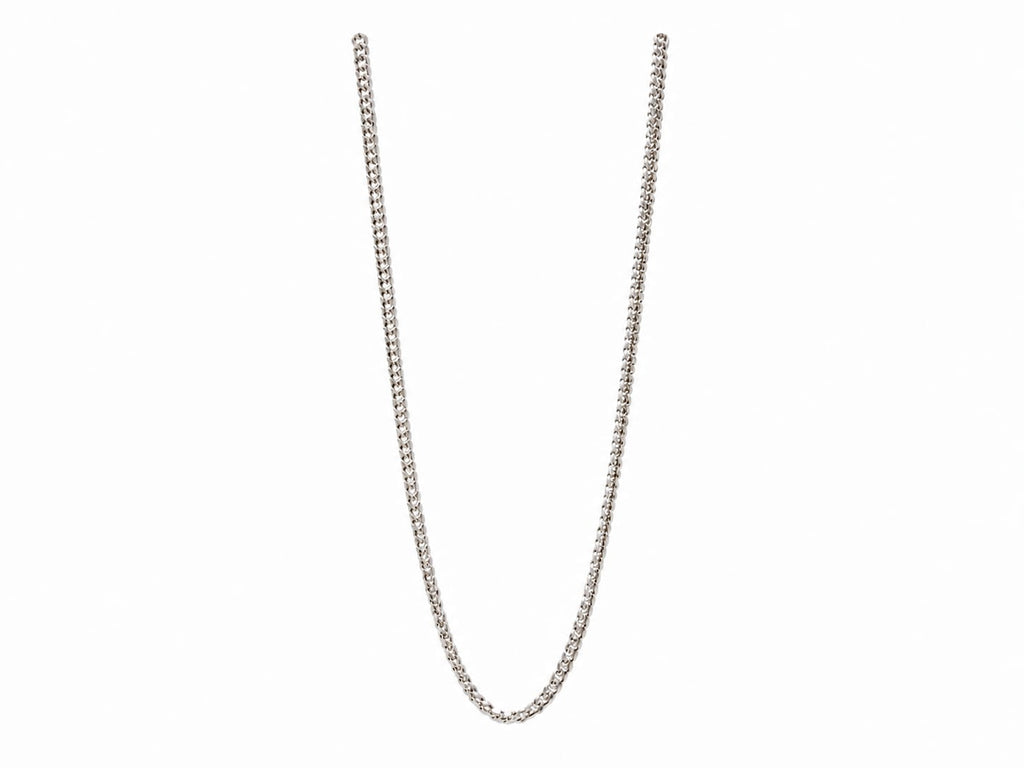 Premium Silver Cuban Link Chain Necklace