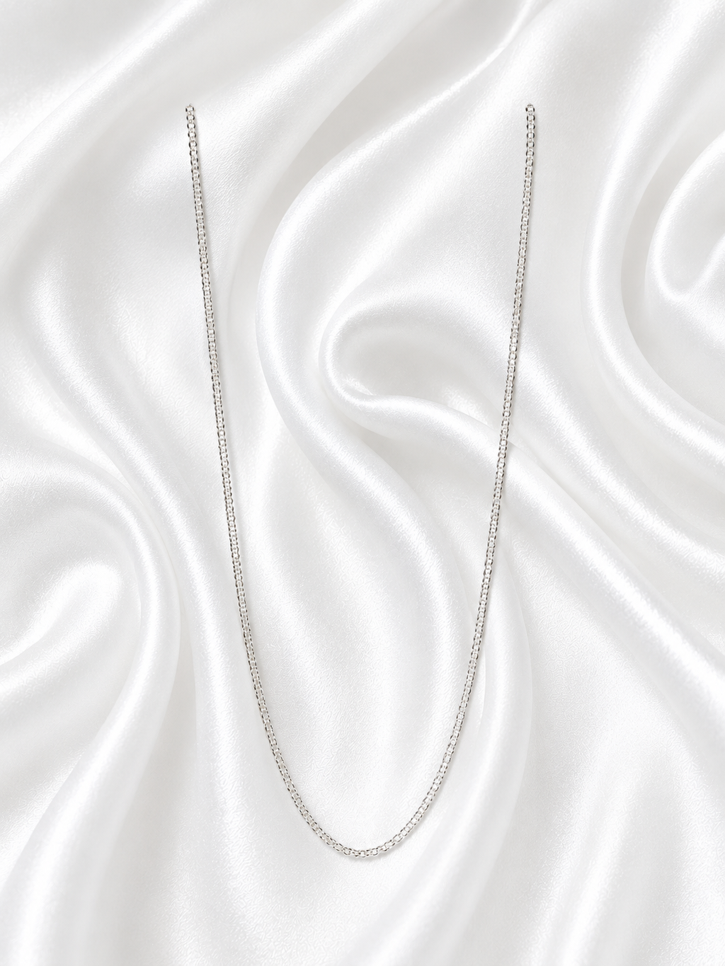 Elegant Silver-Tone Crystal Tennis Chain Necklace