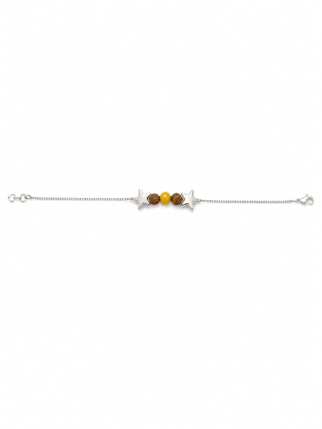 Silver Star Rudraksha Bracelet