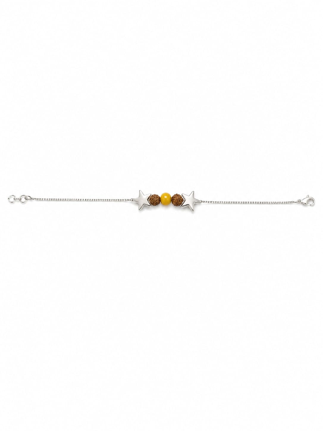 Silver Star Rudraksha Bracelet