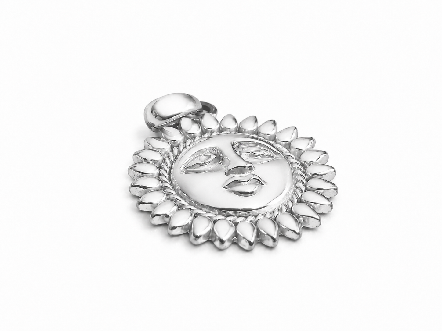 Celestial Sun Face Pendant