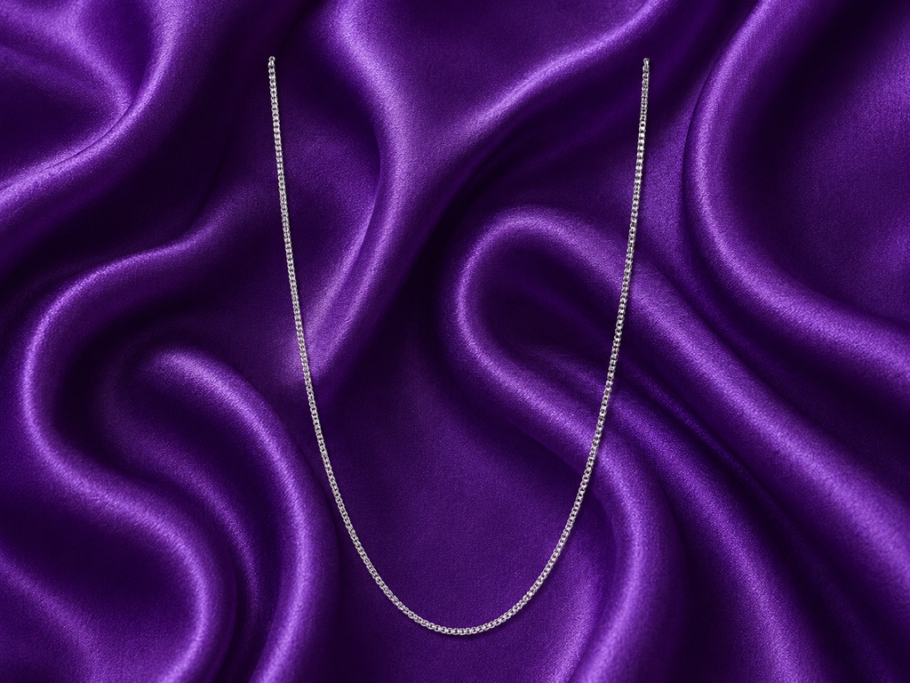 Minimalist Silver Box Chain Necklace