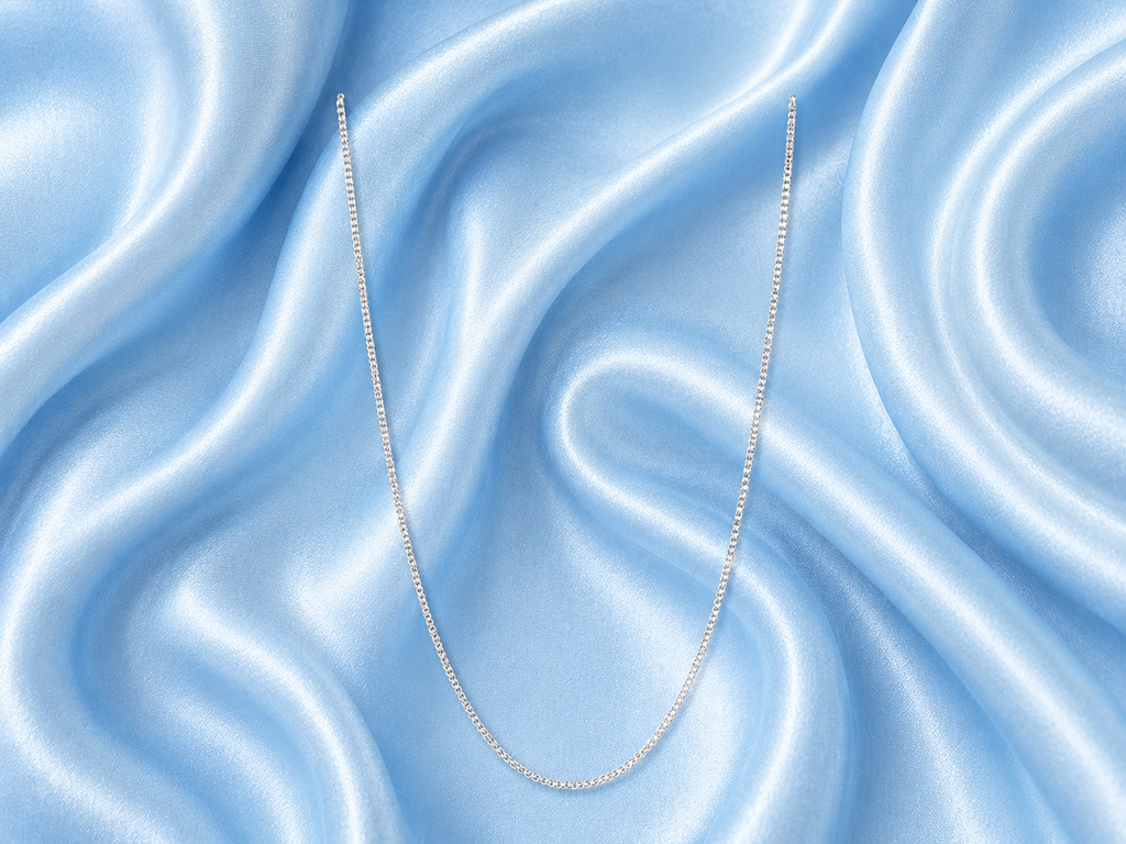 Minimalist Unisex Silver Snake Chain Necklace