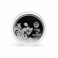 10g 999 Fine Silver Floral Design Coin