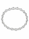 Sterling Silver Beaded Link Bracelet for Women