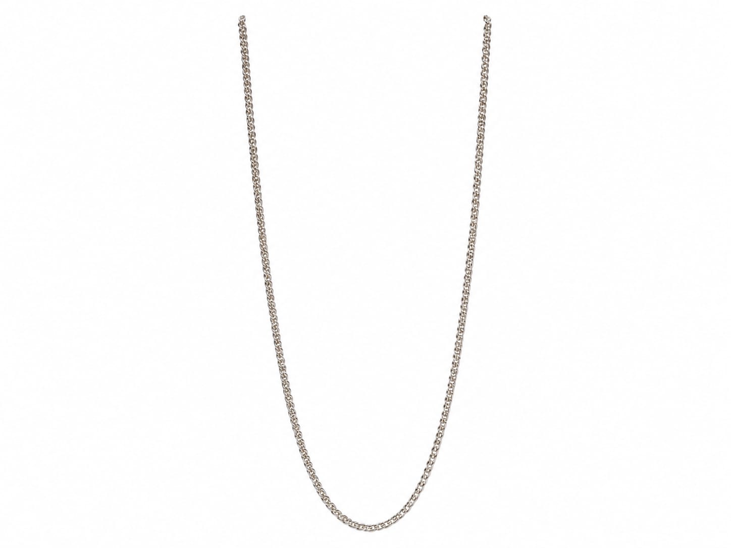 Kritharth Jewels Silver Rope Chain Necklace