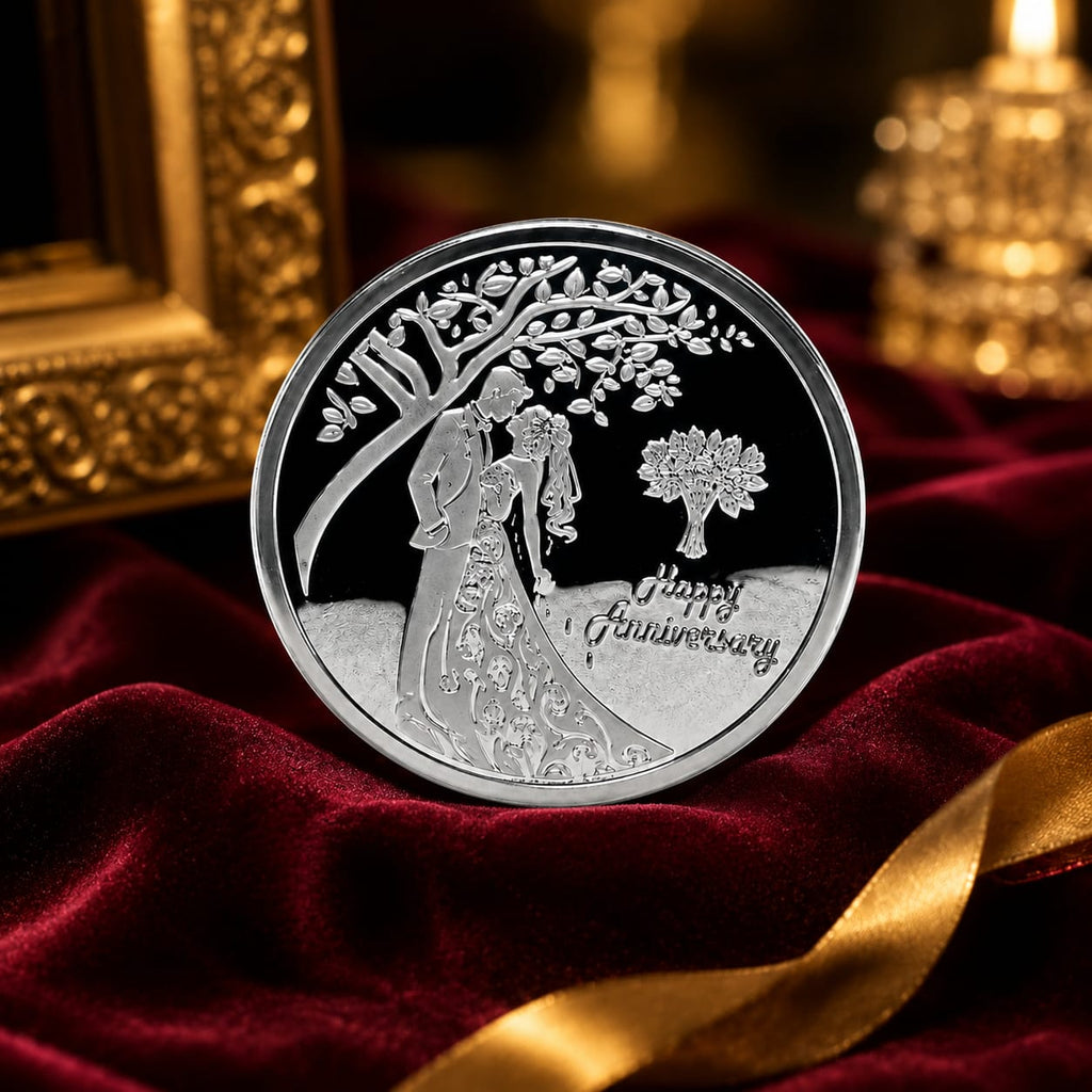 Happy Anniversary 999 Fine Silver Coin