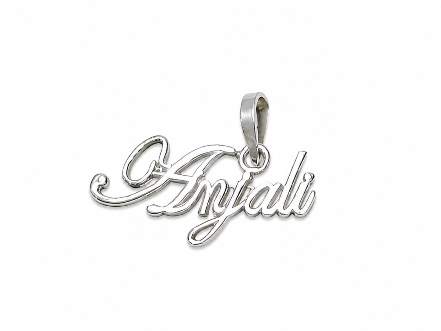 925 Sterling Silver Personalized Name Pendant