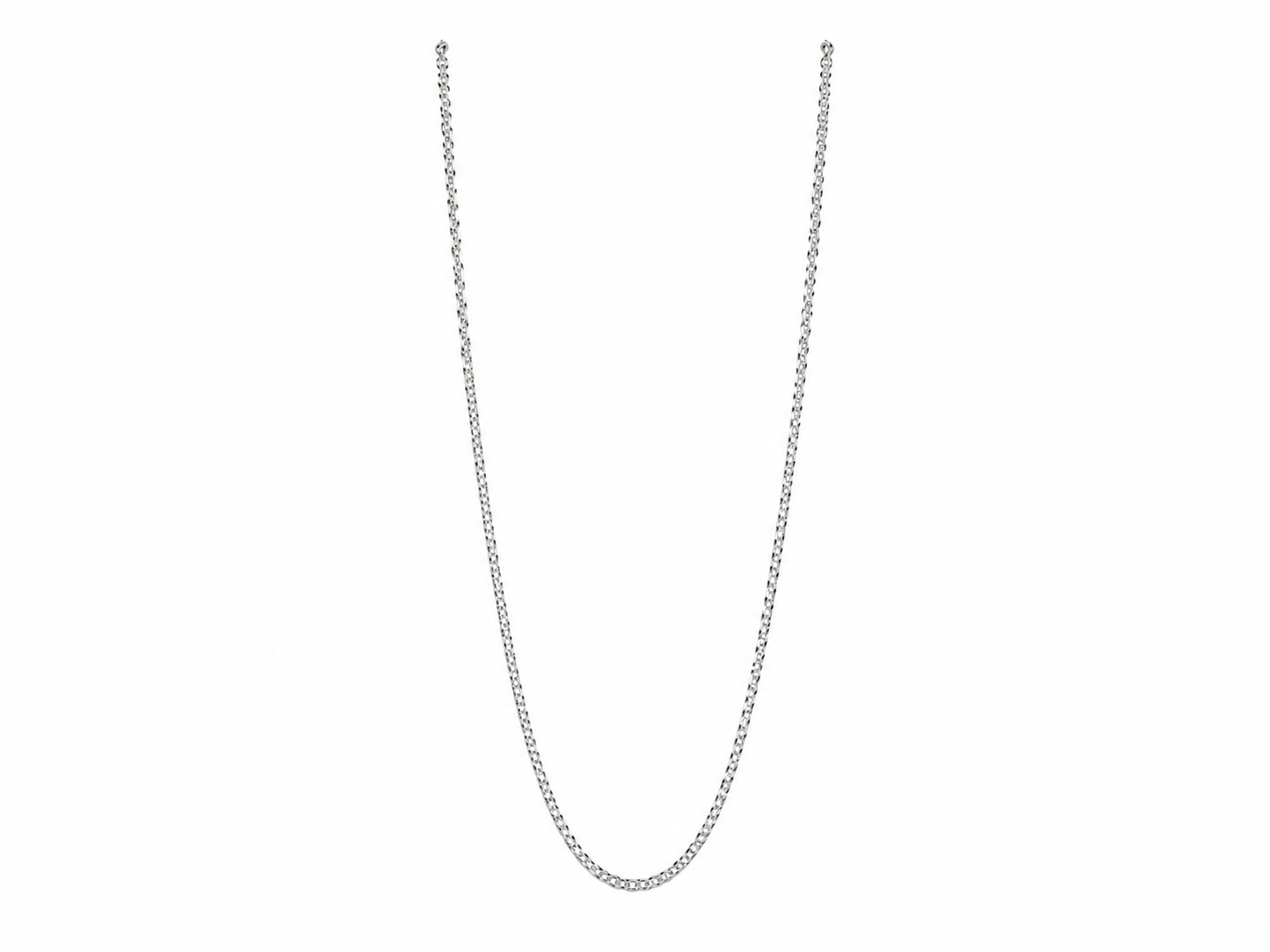 925 Silver Box Chain Necklace