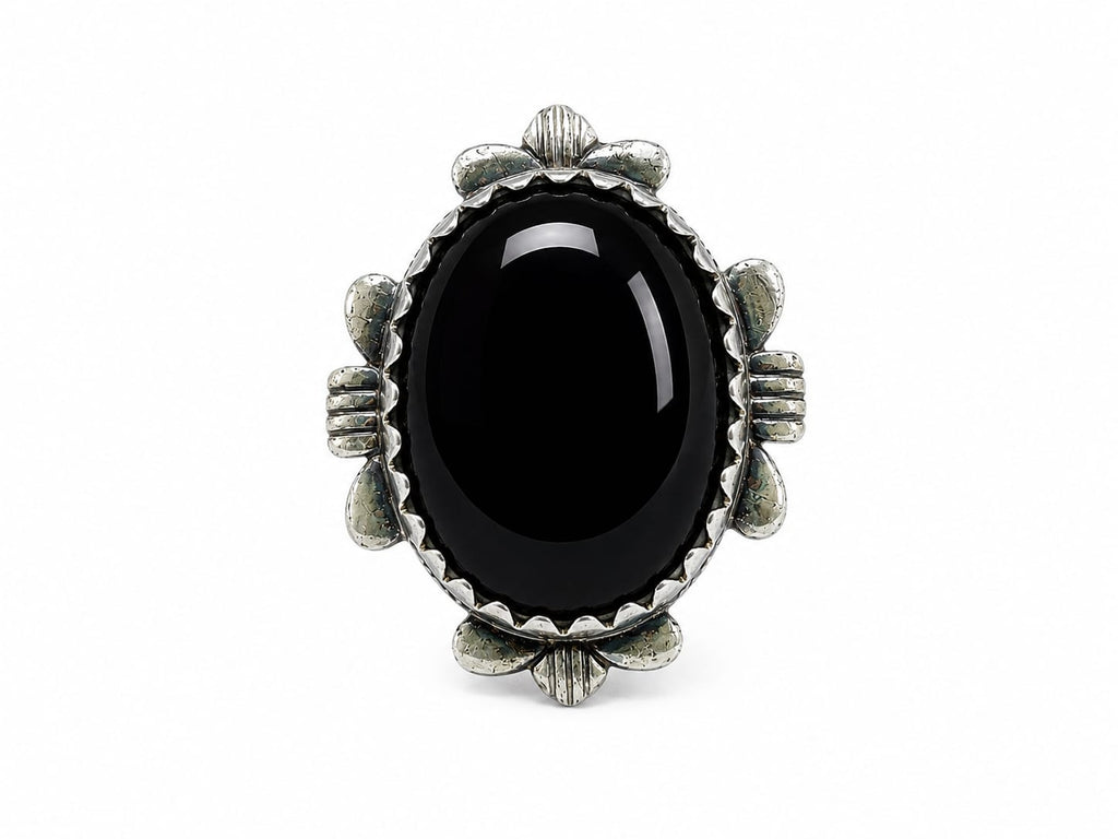 Midnight Onyx Statement Ring