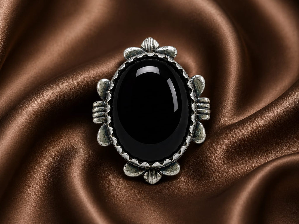 Midnight Onyx Statement Ring