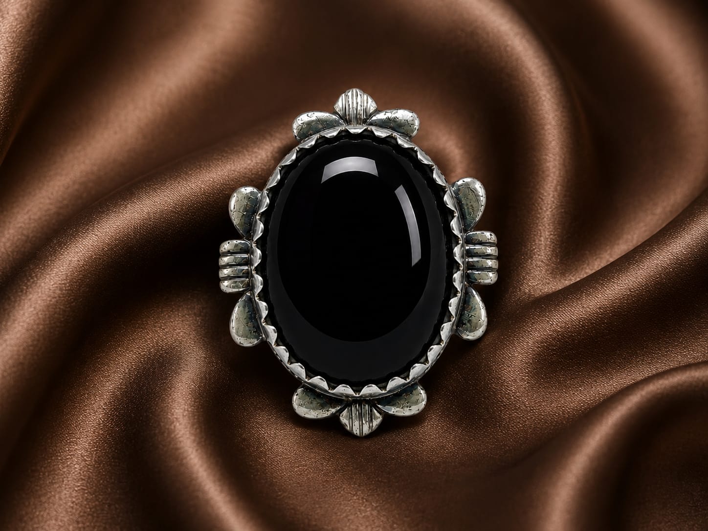 Midnight Onyx Statement Ring