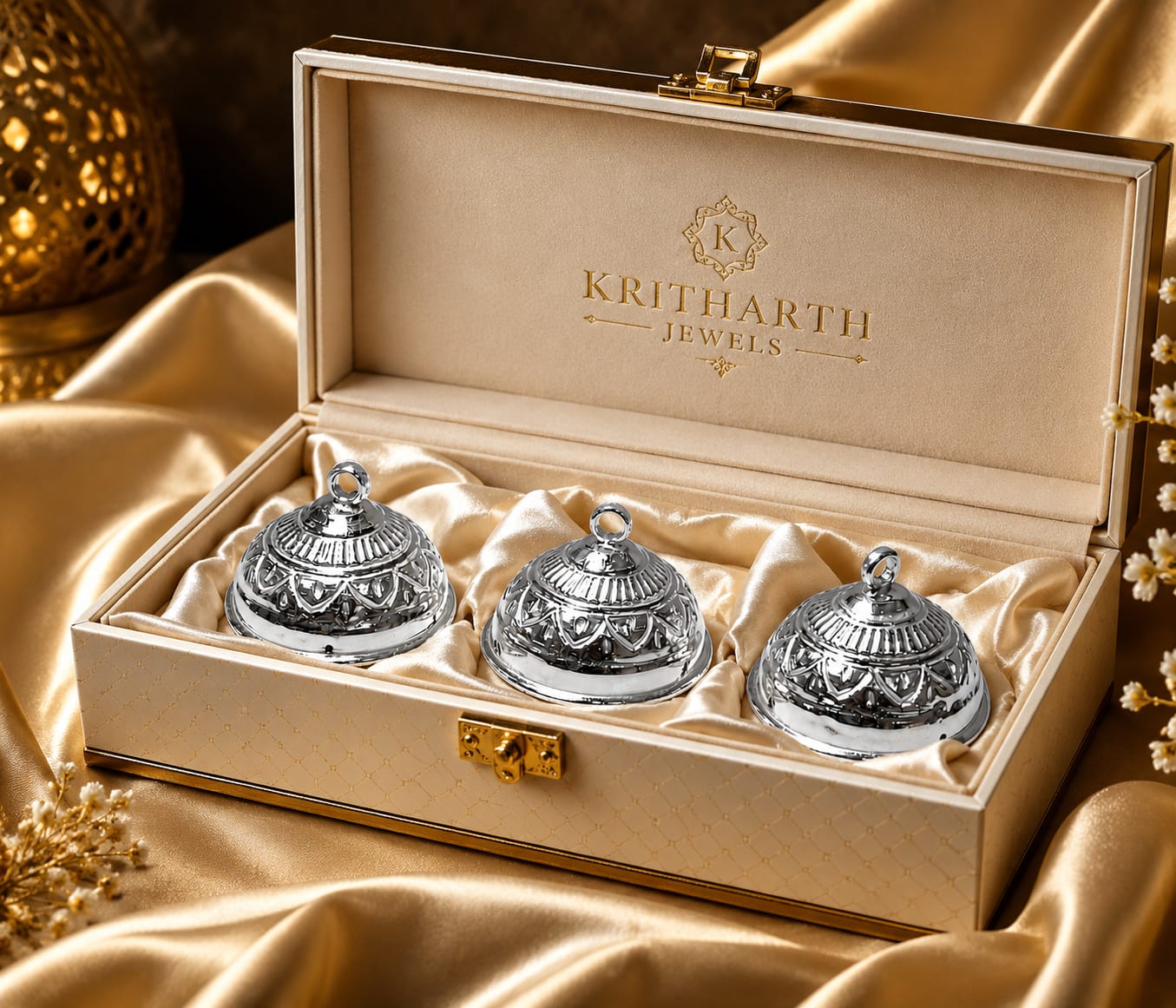 Silver Plated Decorative Chattra for Temple & Pooja