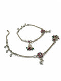 925 Sterling Silver Traditional Stone Anklet