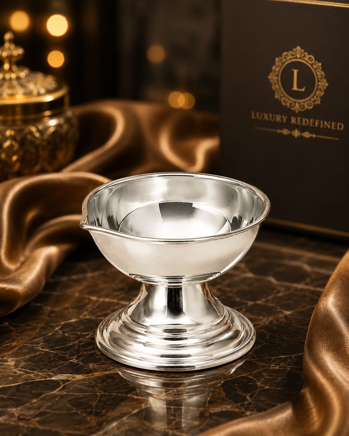 Elegant Traditional Pooja Lamp