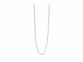 Elegant Silver Cuban Link Chain Necklace