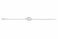 Sparkling Elephant Charm Silver Bracelet Rakhi For Boys