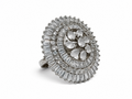 Kritharth Jewels Floral Halo Statement Ring