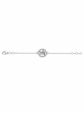 Shree Ram Divine Silver Charm Bracelet