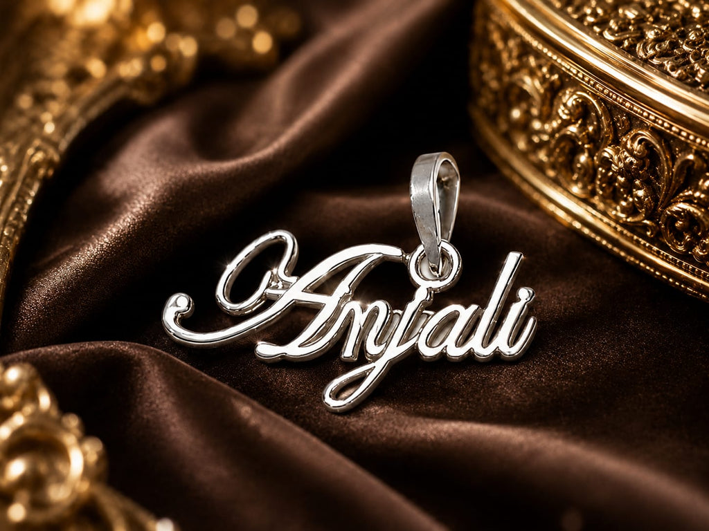 925 Sterling Silver Personalized Name Pendant