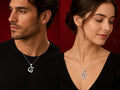 Elegant Silver Heart Sparkle Pendant