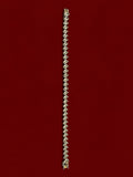 Kritharth Jewels Geometric Link Bracelet – Premium Silver Finish