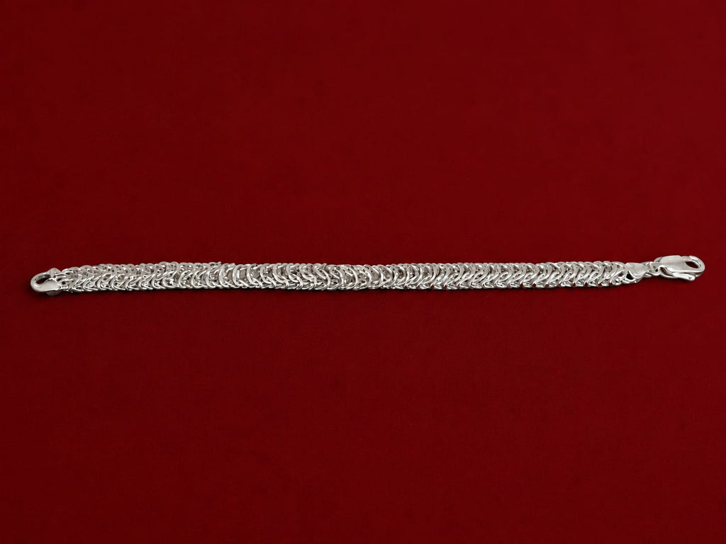Weave BraceletKritharth Jewels Silver Royal Weave Bracelet